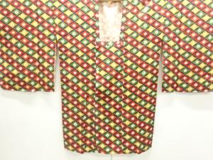 未使用品　襷に花模様道行コート